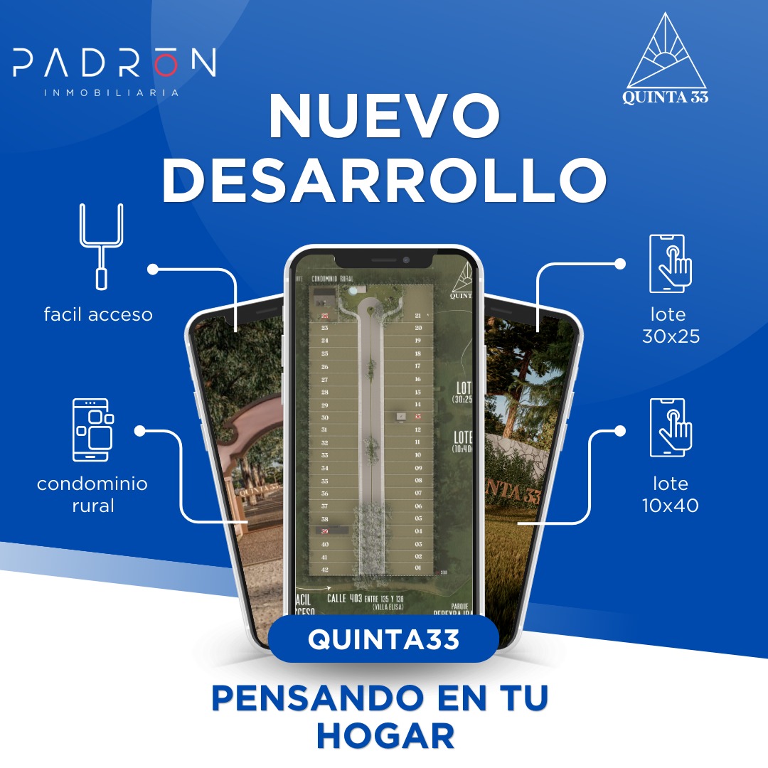 Terrenos y Lotes en Venta en Villa Elisa